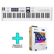 MIDI клавиатура Arturia KeyLab Essential 61 mk3 (White) + Arturia Pigments - фото 1