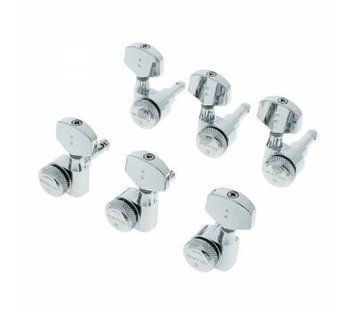 Кілки для електрогітари Graph Tech PRL-8311-C0 Electric Locking 3+3 Contemporary Chrome 2 Pin