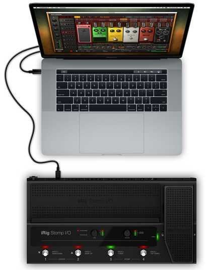 Педаль эффектов IK Multimedia iRig Stomp I/O ○ Купить в интернет