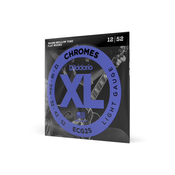 Струни для електрогітари D'ADDARIO ECG25 XL Chromes Light (12-52)