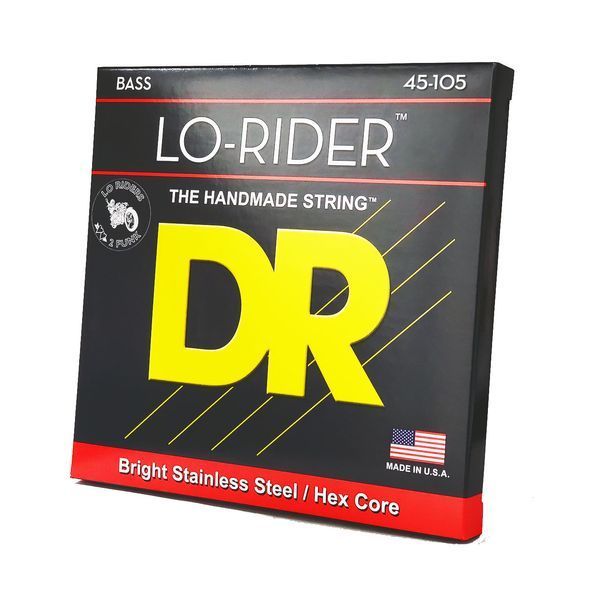 Струни для бас-гітари DR Strings LO-Rider Bass - Medium (45-105)