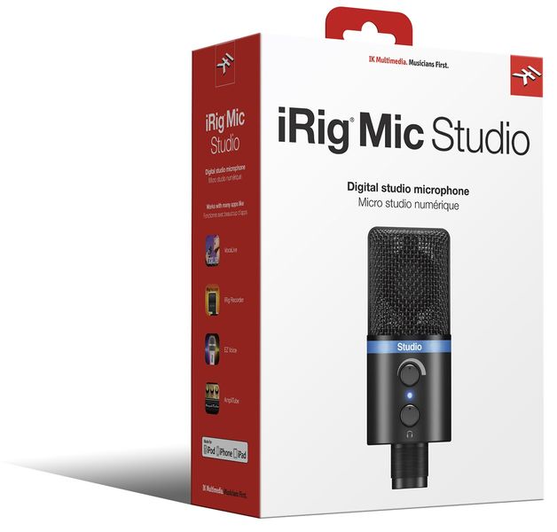 Мікрофони шнурові IK MULTIMEDIA iRig Mic Studio (Black)