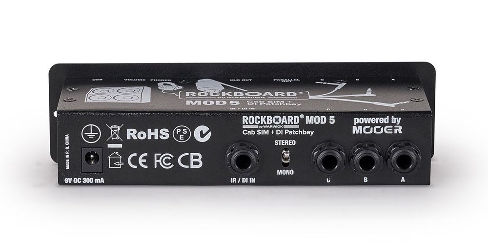 Спикосимулятор ROCKBOARD MOD 5 - Cab SIM + DI Patchbay
