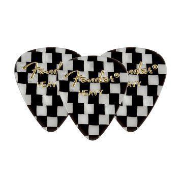 Набір медіаторів FENDER 351 SHAPE PREMIUM PICKS CHECKER HEAVY (3 PICKS)