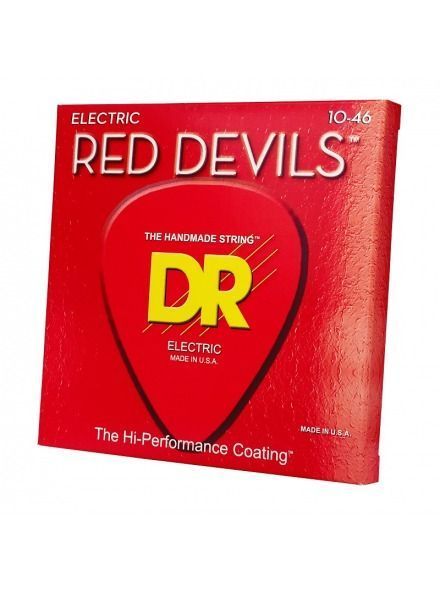 Струны для электрогитары DR Strings Red Devils Electric - Medium (10-46)