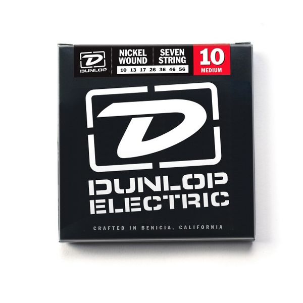 Струны для электрогитары DUNLOP DEN1056 Performance+ Electric Guitar Strings 10-56 | 7-String