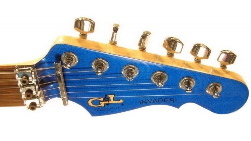 Електрогітара G&L INVADER Plus (Electric Blue, rosewood). №CLF51036. Made in USA