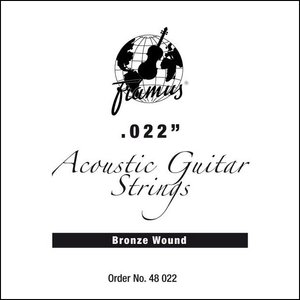 Струни для акустичної гітари FRAMUS 48022 Bronze 022