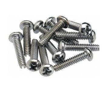 Набір гвинтів Fender Mounting Screws For Pickup/Switch Chrome
