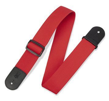 Гітарний ремінь Levy's M8POLY-RED Classics Series Polypropylene Guitar Strap (Red)