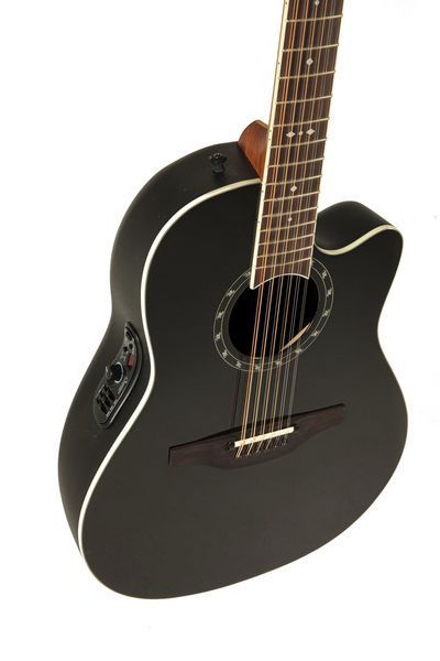 Электроакустическая 12-струнная гитара Ovation Standard Balladeer 2751AX Deep Contour Cutaway Black
