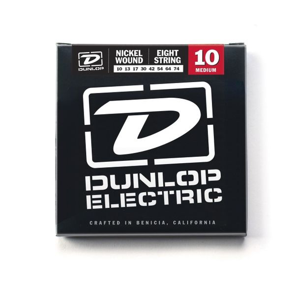 Струни для електрогітари DUNLOP DEN1074 Performance+ Electric Guitar Strings 10-74 | 8-String