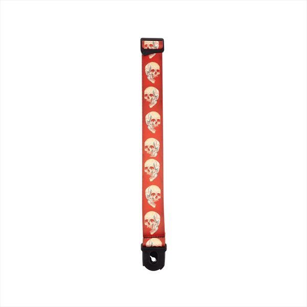 Гітарний ремінь D'Addario 50ALP08 Alchemy Planet Lock Guitar Strap - Live Life Skull