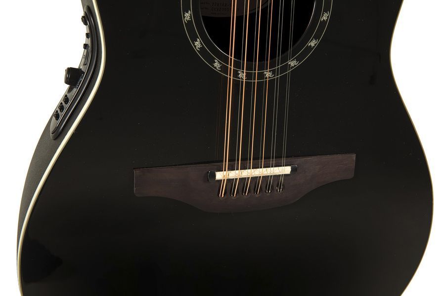 Электроакустическая 12-струнная гитара Ovation Standard Balladeer 2751AX Deep Contour Cutaway Black