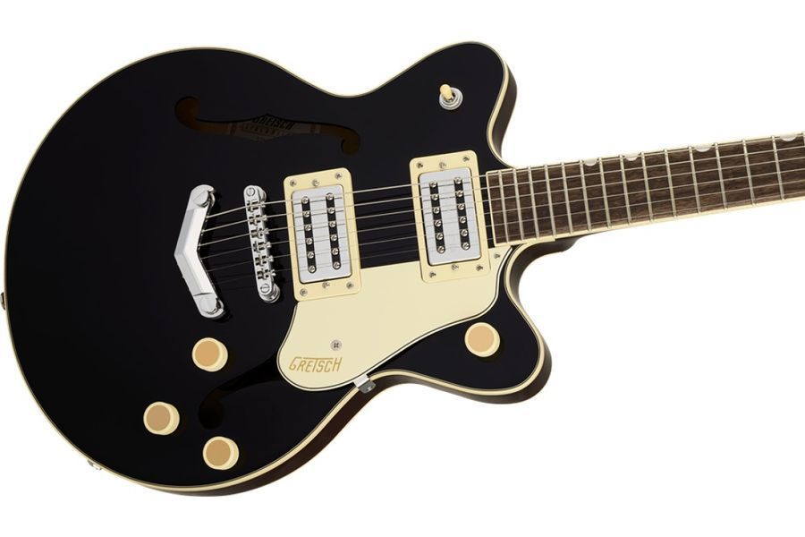 Гитара полуакустическая GRETSCH G2655 STREAMLINER CENTER BLOCK JR. DOUBLE-CUT WITH V-STOPTAIL BLACK