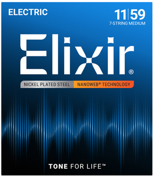 Струни для електрогітари Elixir EL NW M 7 strings