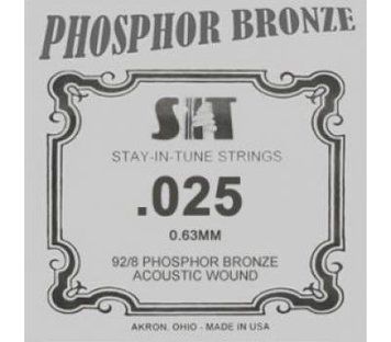 Струна для акустичної гітари SIT STRINGS 025B