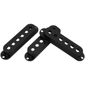 Кришки для синглових звукознімачів DIMARZIO DM2001BK Strat Pickup Covers (Black)