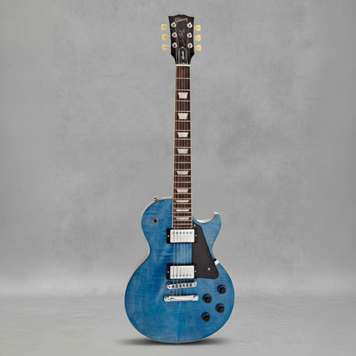 Електрогітара GIBSON Les Paul Studio Figured Top Ocean Blue з чохлом