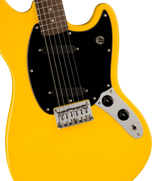 Електрогітара Squier Sonic Mustang LRL BPG Grafity Yellow