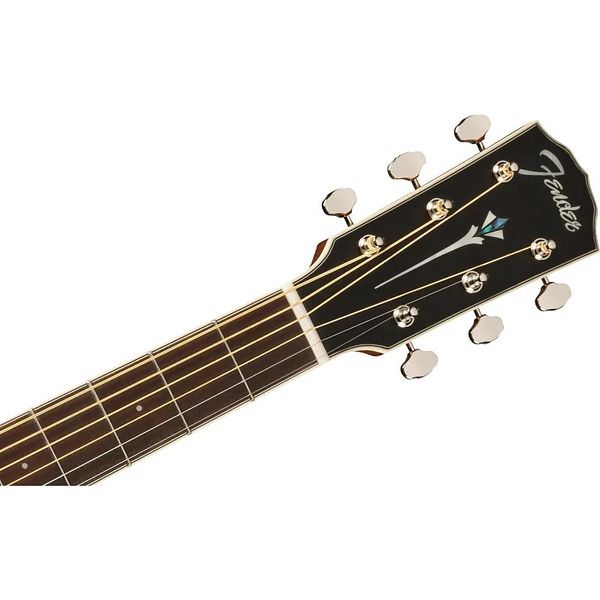 Электроакустическая гитара Fender PM-1E Dreadnought Mahogany Black Top LTD