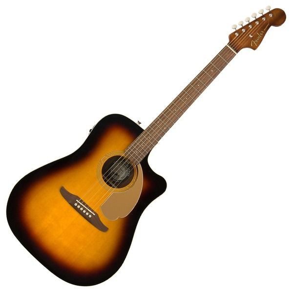 Электроакустическая гитара Fender Redondo Player Sunburst WN