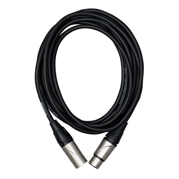 Кабель микрофонный Cascha CCA-M1BK3 (Advanced Line Microphone Cable, Black, 3 м)