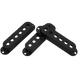 Крышки для сингловых звукоснимателей DIMARZIO DM2001BK Strat Pickup Covers (Black) - фото 1