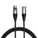 Кабель микрофонный Cascha CCA-M1BK3 (Advanced Line Microphone Cable, Black, 3 м) - фото 1