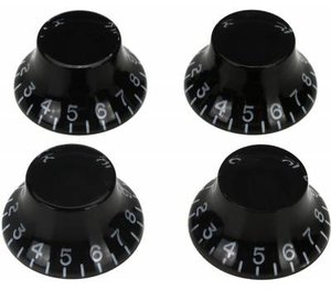 Набір ручок потенціометрів Gibson PRHK-010 Top Hat Knobs Black