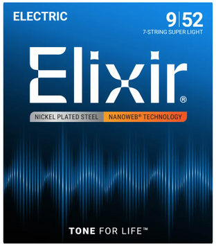 Струни для електрогітари Elixir EL NW SL 7 strings
