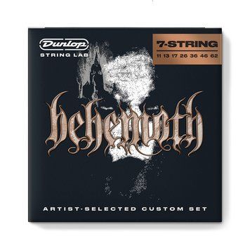 Струны для гитары DUNLOP BEHEMOTH ARTIST-SELECTED CUSTOM GUITAR STRINGS 11-62 | 7-STRING