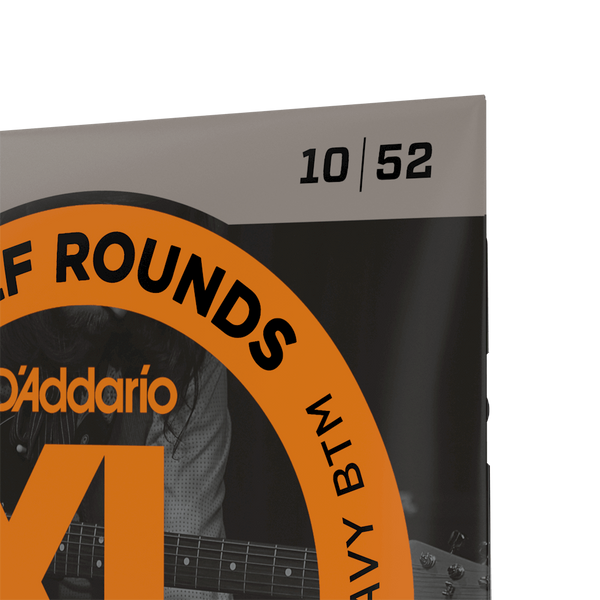 Струни для електрогітари D'ADDARIO EHR340 XL Half Rounds Light Top/Heavy Bottom (10-52)
