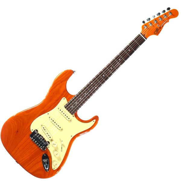 Електрогітара G&L LEGACY (Clear Orange, rosewood, 3-ply Vintage Creme). №CLF51040. Made in USA