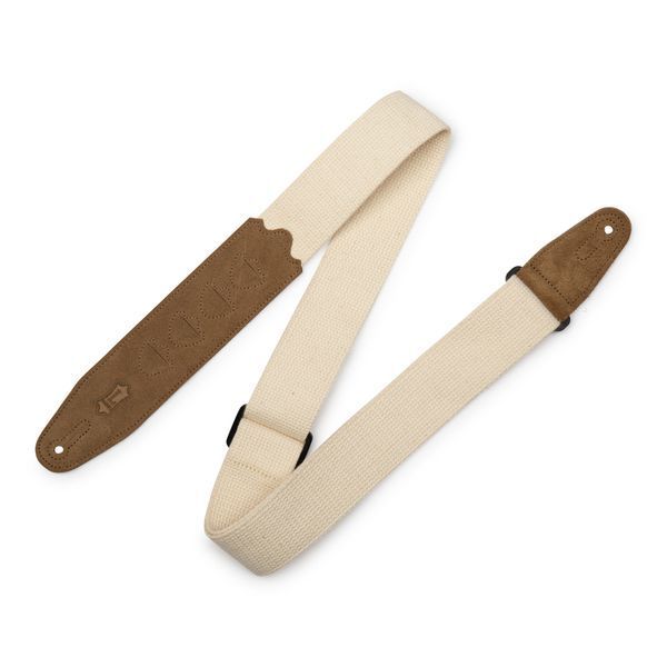 Гитарный ремень Levy's MC2PH-NAT 2&Prime; Natural Cotton Pick Holder Guitar Strap