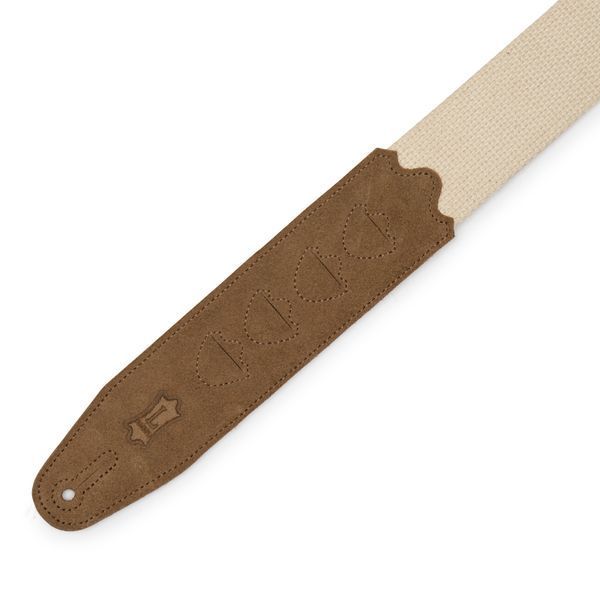 Гитарный ремень Levy's MC2PH-NAT 2&Prime; Natural Cotton Pick Holder Guitar Strap