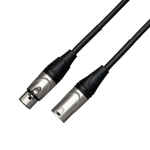 Кабель микрофонный Cascha CCA-M1BK6 (Advanced Line Microphone Cable, Black, 6 м)