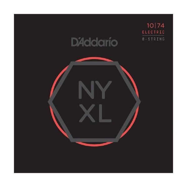 Струны для электрогитары D'ADDARIO NYXL1074 Light Top/Heavy Bottom 8-String (10-74)