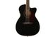 Электроакустическая гитара Fender PM-3CE Triple-O Mahogany Black Top LTD - фото 3