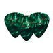 Набір медіаторів FENDER 351 GREEN PICK GROSS MEDIUM (3 PICKS) - фото 1