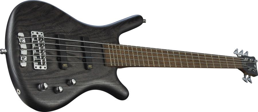 Басс-гитара WARWICK Teambuilt Pro Series Corvette Ash, 5-String, A/A, (Nirvana Black Transparent Satin)