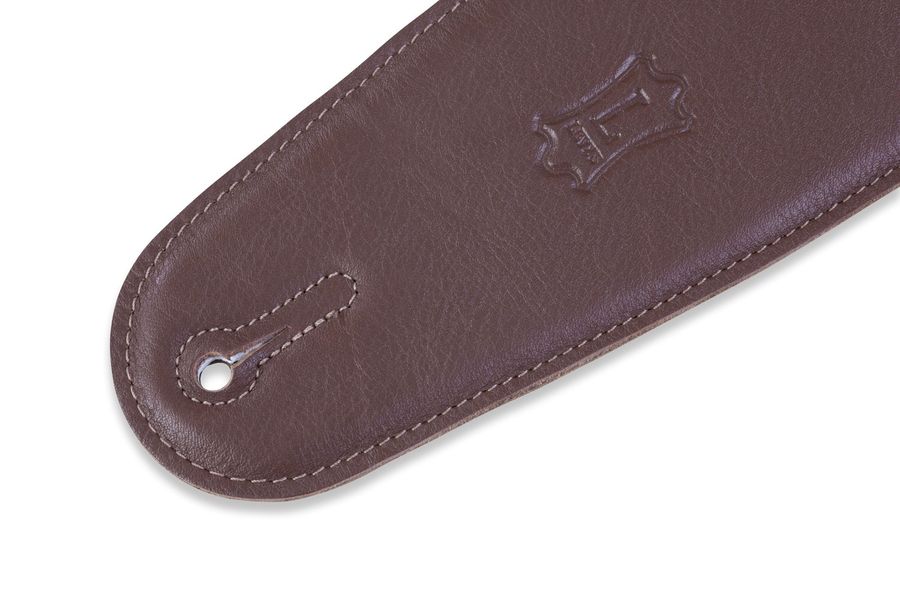 Гитарный ремень Levy's M4GF-BRN Classics Series Padded Garment Leather Bass Strap (Brown)