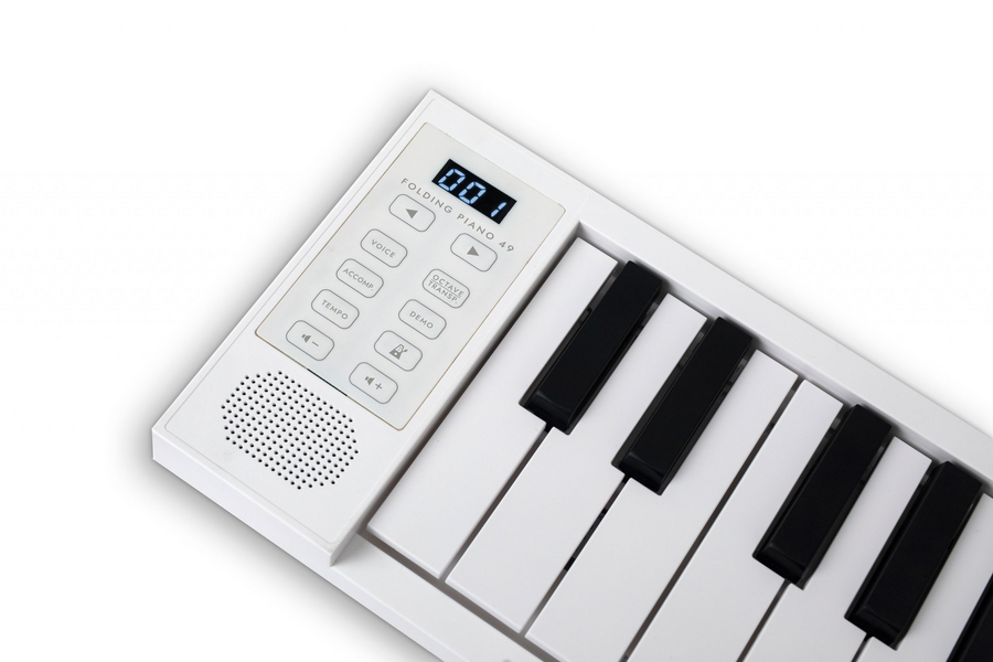 Цифрове піаніно Carry-on Folding Piano (49 клавіш) White