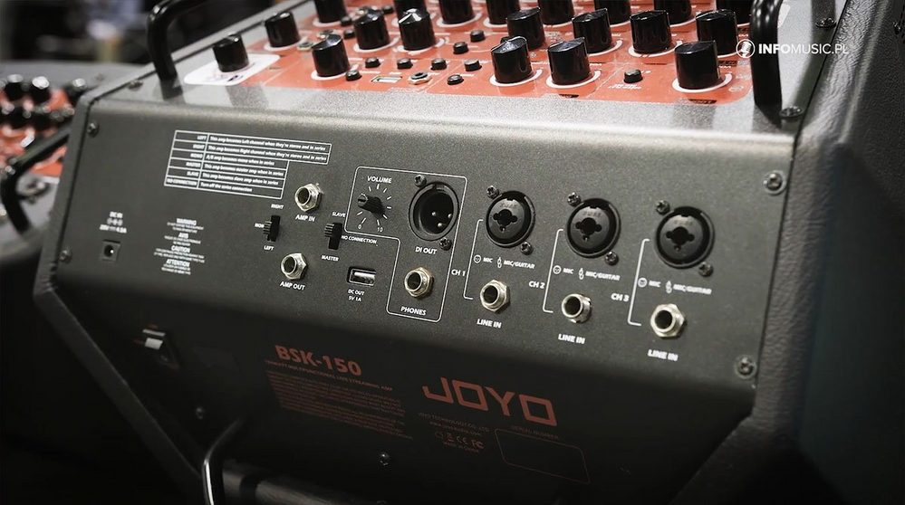 Комбопідсилювач Joyo BSK-150 Blue