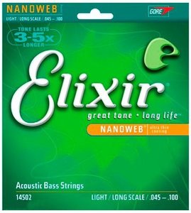 Набор струн для бас-гитары Elixir 4S NW L