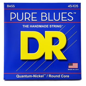 Струны для бас-гитары DR Strings Pure Blues Bass - Medium (45-105)