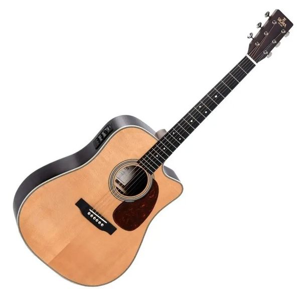 Акустическая гитара Sigma DTC-28HE (Fishman Presys+ ) с мягким кейсом