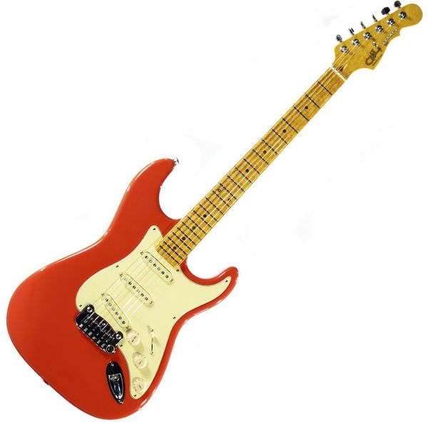 Электрогитара G&L LEGACY (Fullerton Red, maple, 3-ply Vintage Creme). №CLF50859. Made in USA