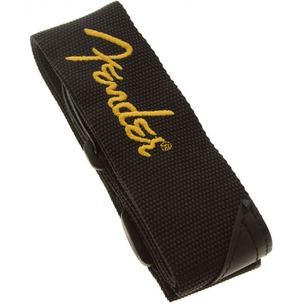 Ремінь гітарний Fender Strap 2 Black Yellow Logo