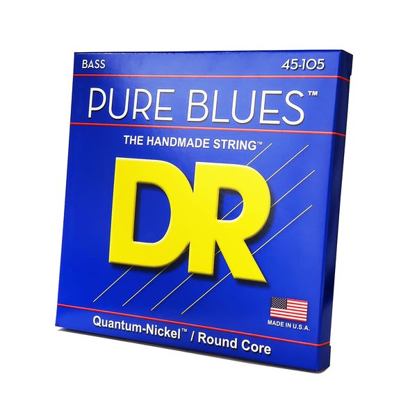 Струни для бас-гітари DR Strings Pure Blues Bass - Medium (45-105)